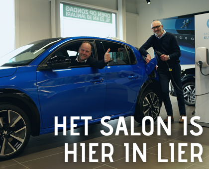 Het salon is hier in Lier!